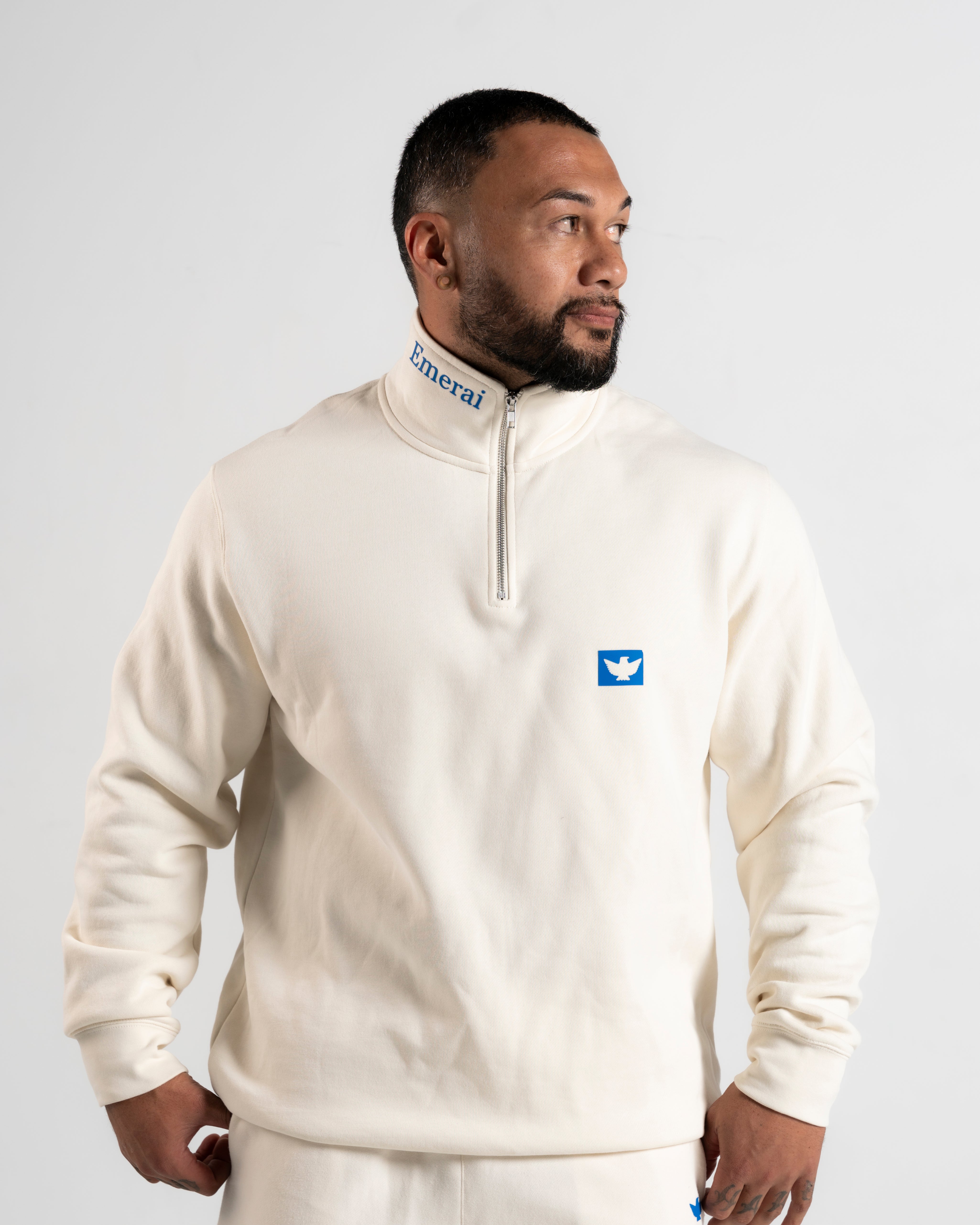 ECRU half zip