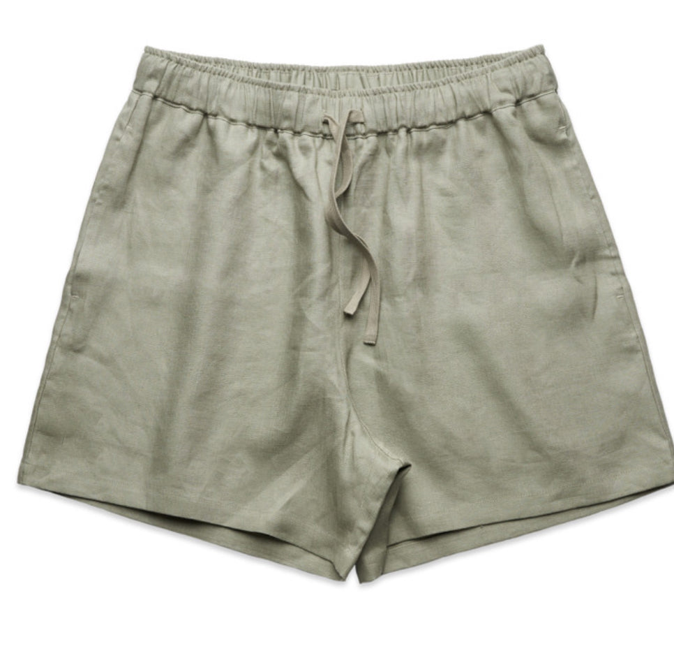 Mens linen shorts