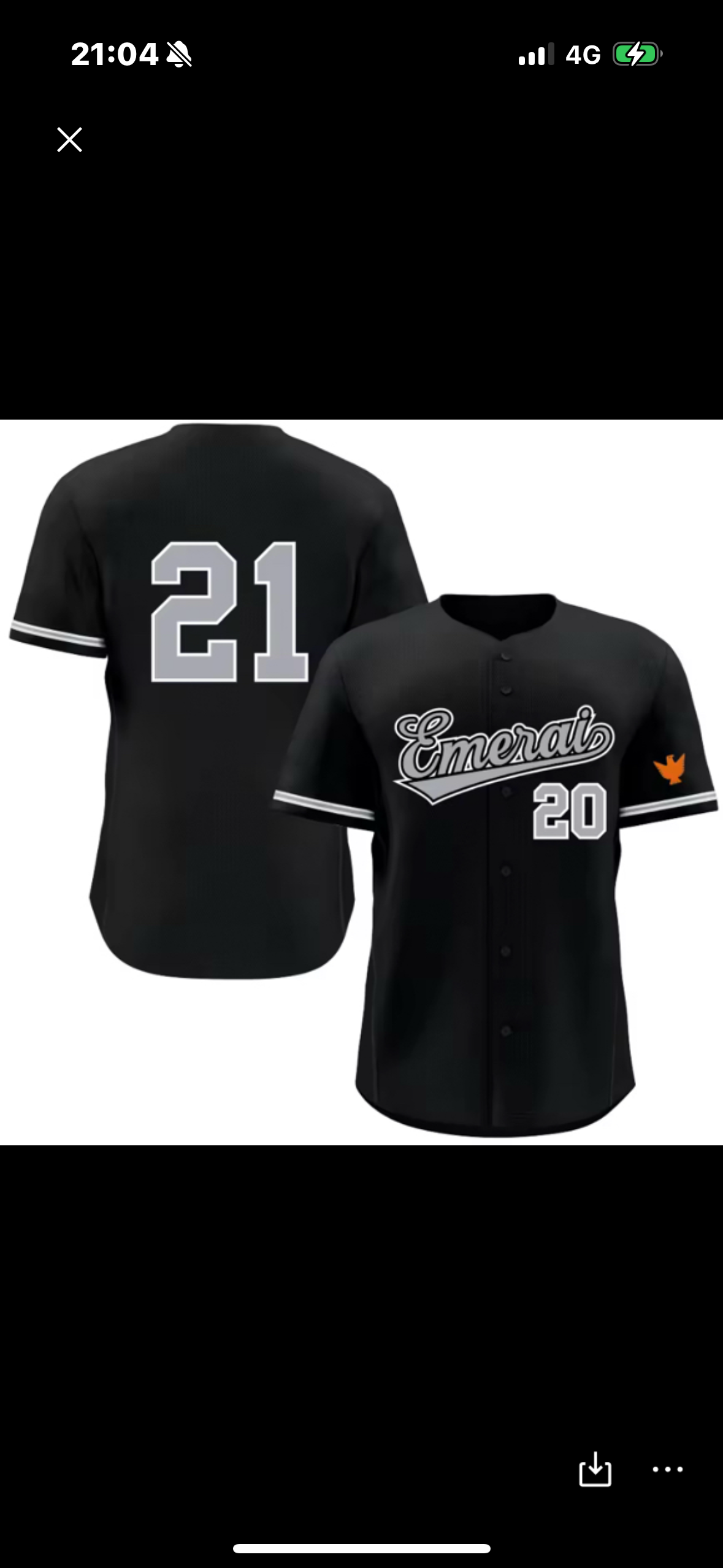 MLB Emerai tops , size chart in media