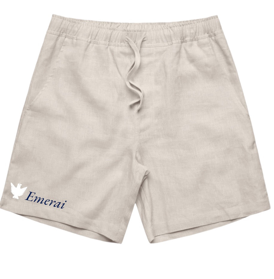 Mens linen shorts